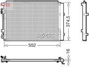 DCN41017 Kondenzátor klimatizácie DENSO