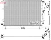 DCN43004 Kondenzátor klimatizácie DENSO