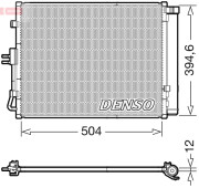 DCN43005 Kondenzátor klimatizácie DENSO