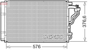 DCN43008 Kondenzátor klimatizácie DENSO