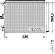 DCN43009 Kondenzátor klimatizácie DENSO