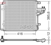 DCN43014 Kondenzátor klimatizácie DENSO