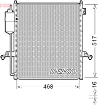 DCN45004 Kondenzátor klimatizácie DENSO