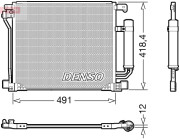 DCN46025 Kondenzátor klimatizácie DENSO