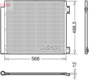 DCN46026 Kondenzátor klimatizácie DENSO