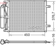DCN46029 Kondenzátor klimatizácie DENSO