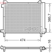 DCN46030 Kondenzátor klimatizácie DENSO