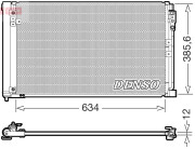 DCN46038 Kondenzátor klimatizácie DENSO