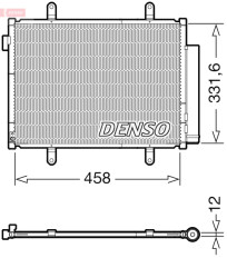 DCN47011 Kondenzátor klimatizácie DENSO