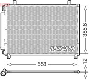 DCN47012 Kondenzátor klimatizácie DENSO