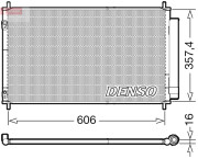 DCN50058 Kondenzátor klimatizácie DENSO