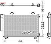 DCN50060 Kondenzátor klimatizácie DENSO