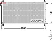 DCN50121 Kondenzátor klimatizácie DENSO