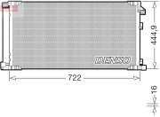 DCN51019 Kondenzátor klimatizácie DENSO