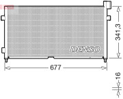 DCN99056 Kondenzátor klimatizácie DENSO