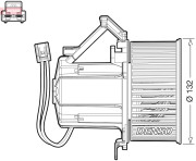 DEA02008 Vnútorný ventilátor DENSO