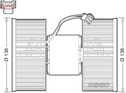 DEA05006 Vnútorný ventilátor DENSO