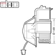 DEA05007 Vnútorný ventilátor DENSO