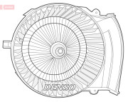 DEA07021 Vnútorný ventilátor DENSO