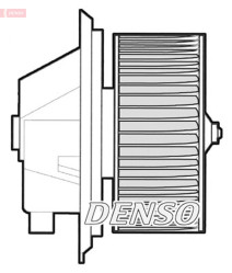 DEA09002 Vnútorný ventilátor DENSO