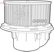 DEA10052 Vnútorný ventilátor DENSO