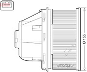 DEA10053 Vnútorný ventilátor DENSO