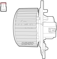 DEA12004 Vnútorný ventilátor DENSO