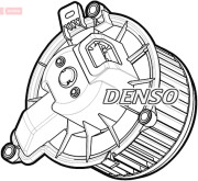 DEA12007 Vnútorný ventilátor DENSO