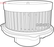 DEA17014 Vnútorný ventilátor DENSO