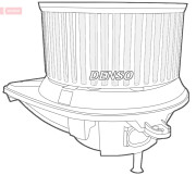 DEA17030 Vnútorný ventilátor DENSO