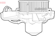 DEA20003 Vnútorný ventilátor DENSO