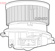 DEA21007 Vnútorný ventilátor DENSO