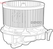 DEA23013 Vnútorný ventilátor DENSO