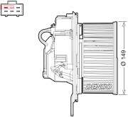 DEA32005 Vnútorný ventilátor DENSO