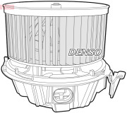 DEA37001 Vnútorný ventilátor DENSO