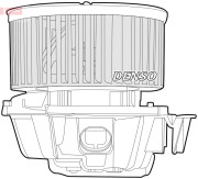 DEA46001 Vnútorný ventilátor DENSO