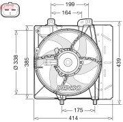 DER07011 Ventilátor chladenia motora DENSO