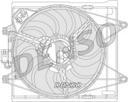 DER09051 Ventilátor chladenia motora DENSO