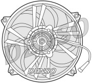 DER21014 Ventilátor chladenia motora DENSO