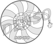 DER32007 Ventilátor chladenia motora DENSO