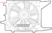 DER37003 Ventilátor chladenia motora DENSO