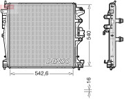 DRM01004 Chladič motora DENSO