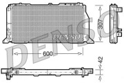 DRM02013 Chladič motora DENSO