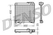 DRM05013 Chladič motora DENSO