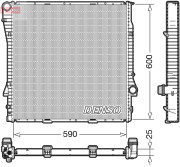 DRM05113 Chladič motora DENSO