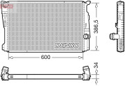 DRM05122 Chladič motora DENSO