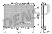 DRM07056 Chladič motora DENSO