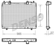 DRM09022 Chladič motora DENSO