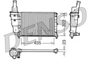 DRM09095 Chladič motora DENSO