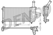 DRM09100 Chladič motora DENSO